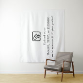 Classic White Tapestry – Make It Yours Today Wandteppich (Beispiel)