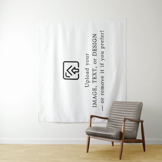 Classic White Tapestry – Make It Yours Today Wandteppich (Beispiel)