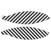 Classic White with Bold Black Stripe Pattern Basketball (Panele)
