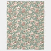 Classic William Morris Cosy Elegance mutierte Farb Fleecedecke (Vorderseite)