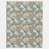 Classic William Morris Gemütlich Elegance Pastellf Fleecedecke (Vorderseite)