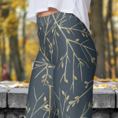 Classic William Morris Woodland Twigs Print Leggings