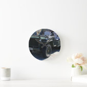 Classic Willy's Jeep. Runde Wanduhr (Zuhause)