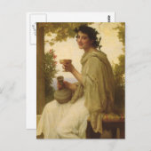 Classic Wine Art Postkarte (Vorne/Hinten)