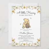 Classic Winnie-the-Pooh Baby Shower Einladung (Vorderseite)