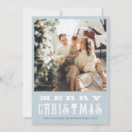 Classic Winter Animals Blue Family Weihnachten