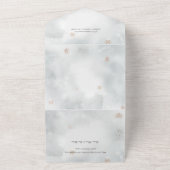 Classic Winter Botanical Two Foto All In One Einladung (Außenbereich)