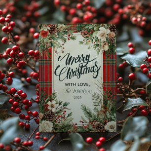 Classic Winter Florals Weihnachten
