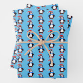 Classic Winter Penguins Geschenkpapier Set (Beispiel)
