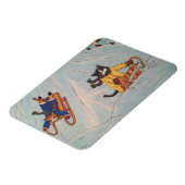 Classic Winter Sledging Magnet (Linke Seite)