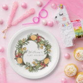 Classic Winter Weihnachtskrautdusche Pappteller (Party)