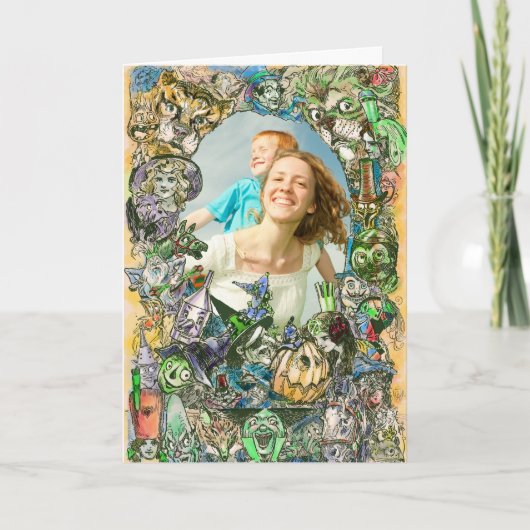 Classic Wizard der Oz Grußkarte Feiertagskarte (Vorderseite)