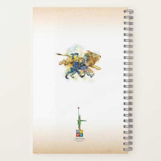 CLASSIC WIZARD Illustrierte Abdeckung Kunst Notizblock (Rückseite)