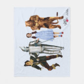 Classic Wizard of Oz Characters Fleecedecke (Vorderseite)