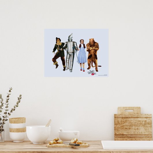 Classic Wizard of Oz Characters Poster (Küche)