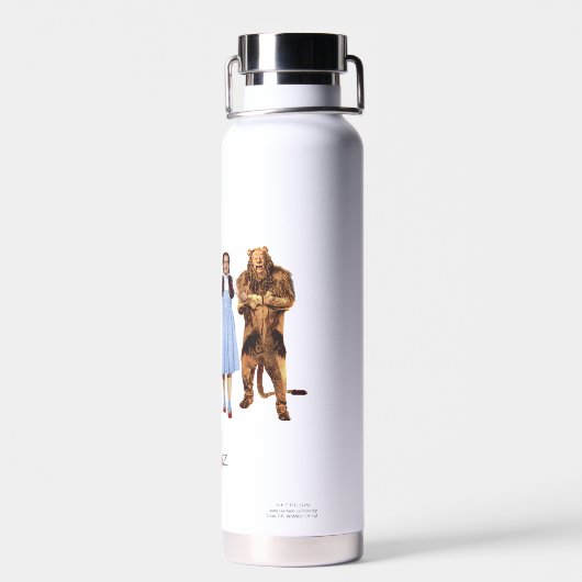 Classic Wizard of Oz Characters Water Bottle Trinkflasche (Rückseite)