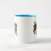 Classic Wizard of Oz Characters Zweifarbige Tasse (Mittel)