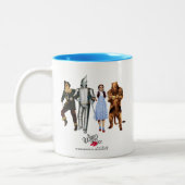Classic Wizard of Oz Characters Zweifarbige Tasse (Links)