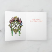 Classic Wizard of Oz Christmas Friends Note Card (Innenseite)