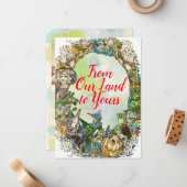 Classic Wizard of Oz Family Christmas Mitteilungskarte (Vorderseite/Rückseite Beispiel)