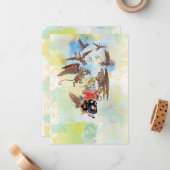 Classic Wizard of Oz Mitteilungskarten 1 von 21 -  (Vorderseite/Rückseite Beispiel)