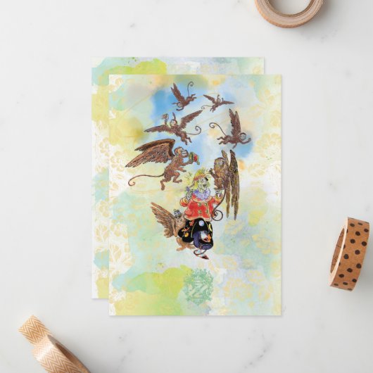 Classic Wizard of Oz Mitteilungskarten 1 von 21 -  (Vorderseite/Rückseite Beispiel)