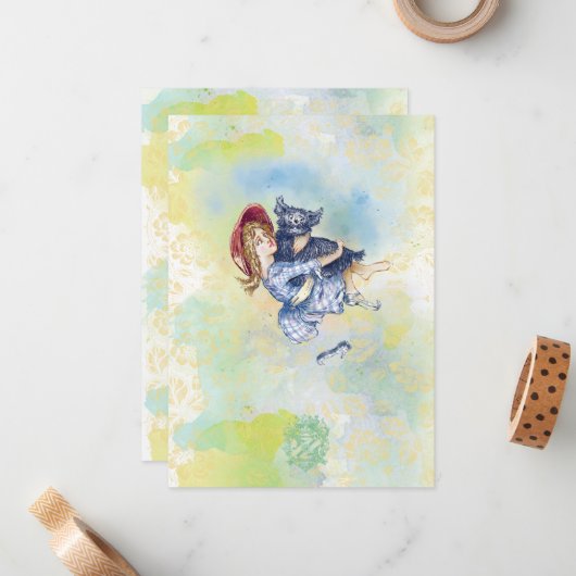 Classic Wizard of Oz Mitteilungskarten 1 von 21 -  (Vorderseite/Rückseite Beispiel)