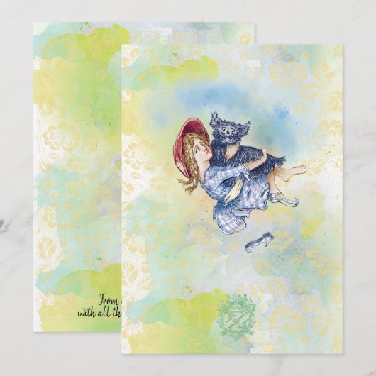 Classic Wizard of Oz Mitteilungskarten 1 von 21 -  (Vorne/Hinten)