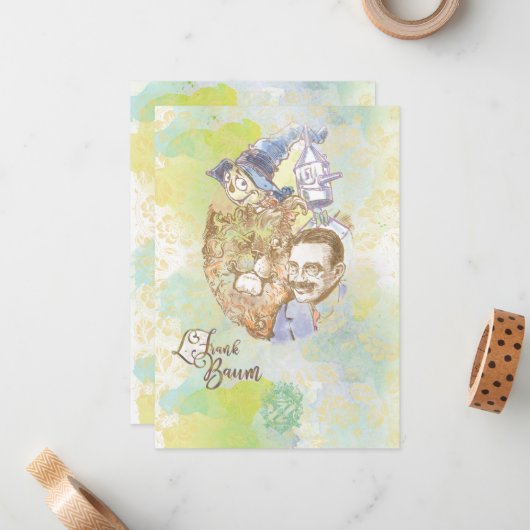 Classic Wizard of Oz Mitteilungskarten 1 von 21 -  (Vorderseite/Rückseite Beispiel)