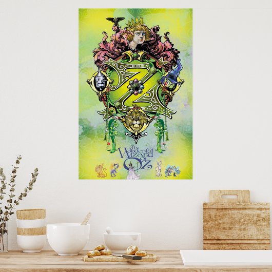 CLASSIC WIZARD OF OZ ROYAL WAPPEN Poster (Küche)