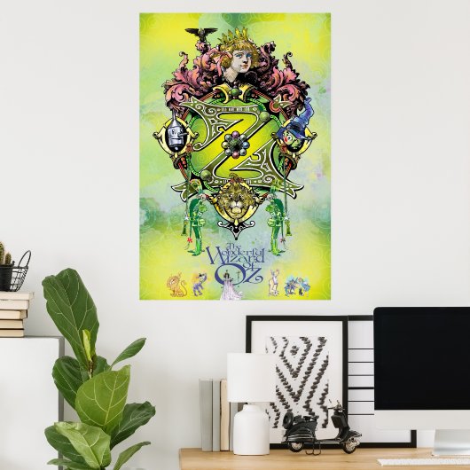 CLASSIC WIZARD OF OZ ROYAL WAPPEN Poster (Heimbüro)