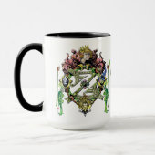 CLASSIC WIZARD OZ KAFFEE TASSE mit ROYALTY WAPPEN (Links)