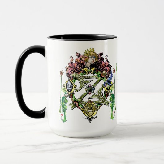 CLASSIC WIZARD OZ KAFFEE TASSE mit ROYALTY WAPPEN (Links)