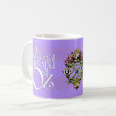 Classic Wizard von Oz Royalty Wappen Blue Tasse (Vorderseite Links)