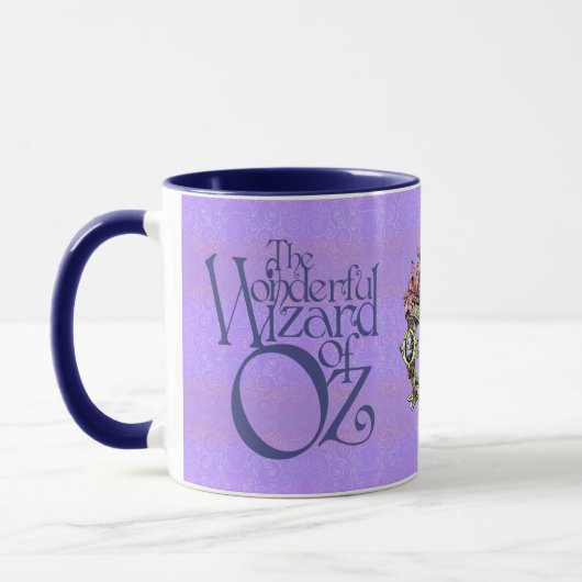 Classic Wizard von Oz Royalty Wappen Blue Tasse (Links)