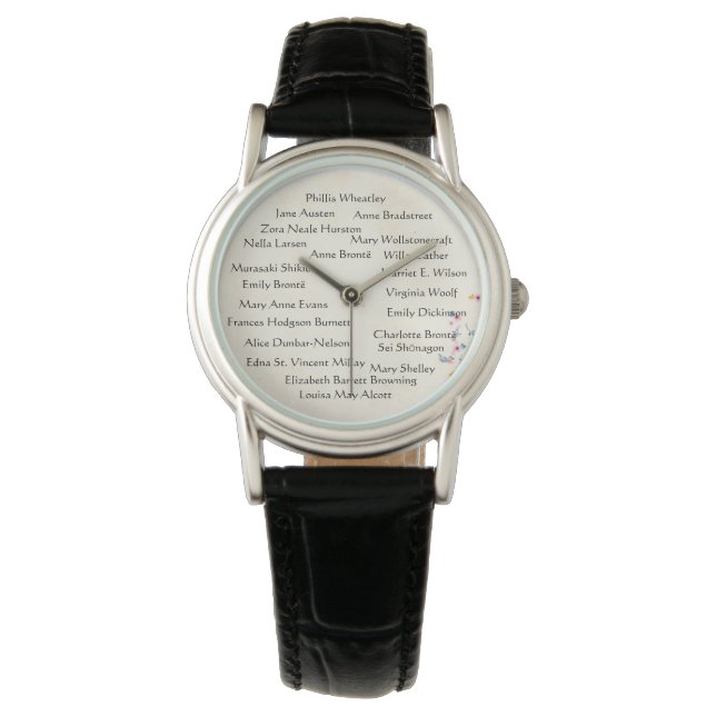 Classic Women Writers Watch Armbanduhr (Vorderseite)