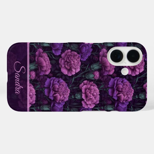 Classic Womens Accessories Carnation Floral Custom Case-Mate iPhone Hülle (Rückseite (Horizontal))