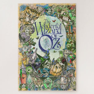 CLASSIC WONDERFUL WIZARD OZ CHARACTER PUZZLE