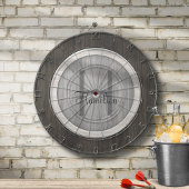 Classic Wood Hue Age Teak Dart Board Dartscheibe