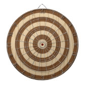 Classic Wooden Dartboard Rustic Wall Game Decor Dartscheibe (vorne)