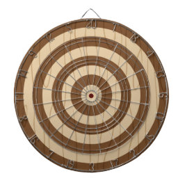 Classic Wooden Dartboard Rustic Wall Game Decor Dartscheibe