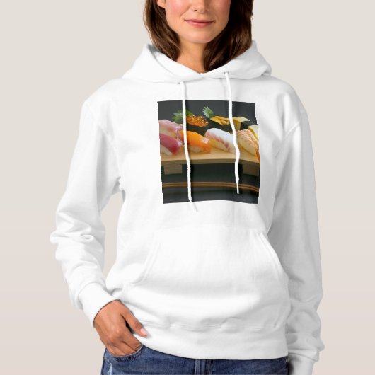 Classic Wooden Sushi Set Hoodie (Vorderseite)