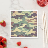 Classic Woodland Camouflage Serviette (Beispiel)