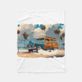 Classic Woody Wagon Fleecedecke (Vorderseite)