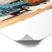 Classic Woody Wagon Poster (Ecke)