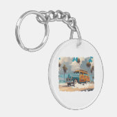 Classic Woody Wagon Schlüsselanhänger (Vorderseite links)