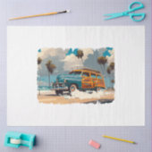 Classic Woody Wagon Seidenpapier (Basteln)