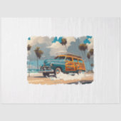 Classic Woody Wagon Seidenpapier (Vorderseite)