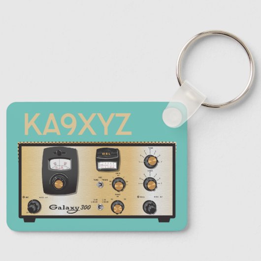 Classic WRL Galaxy 300 Radio Transceiver Schlüsselanhänger (Vorderseite)