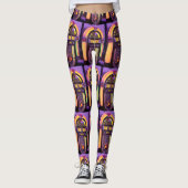 Classic Wurlitzer Jukebox Leggings (Vorderseite)